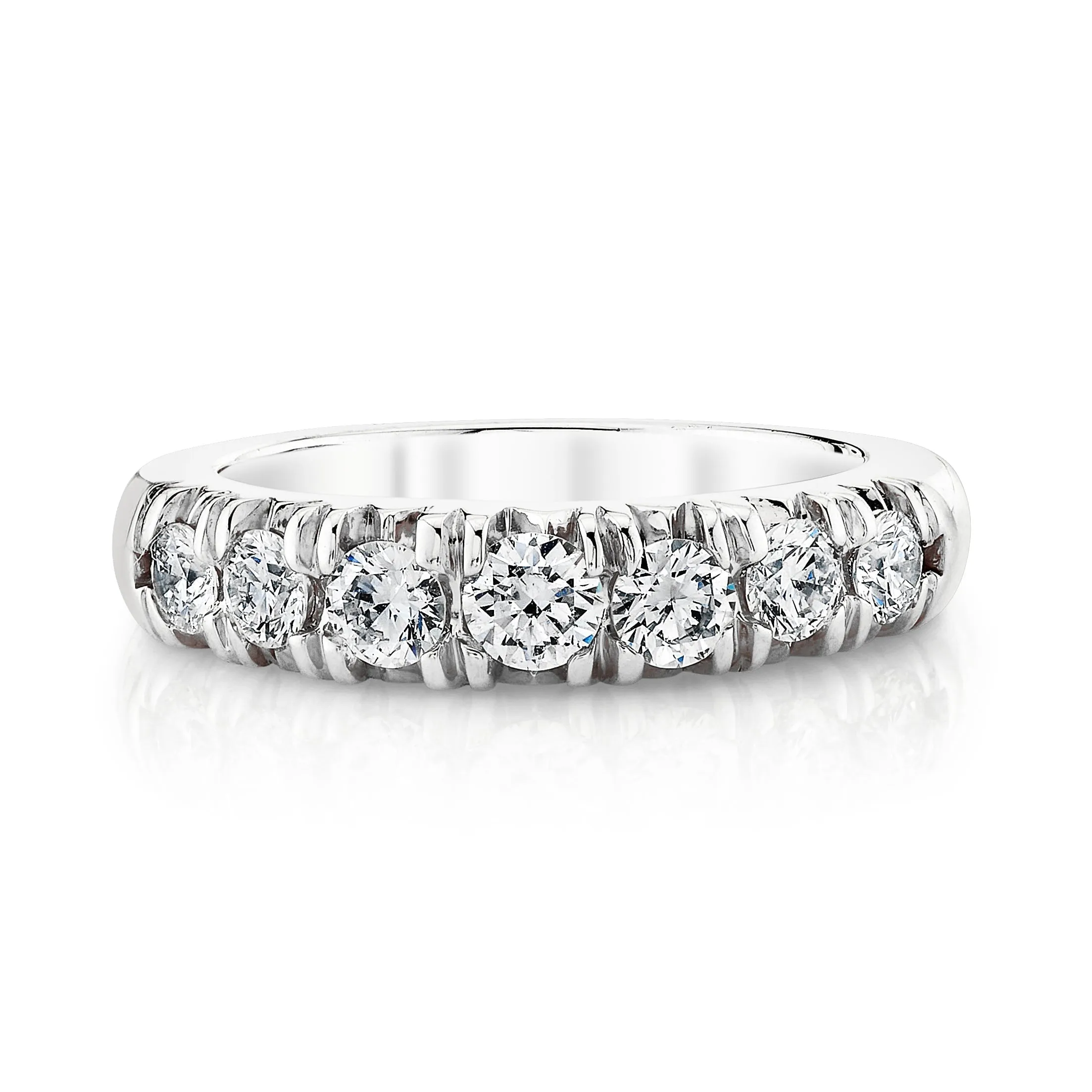 French Pavé Diamond Cloud Band