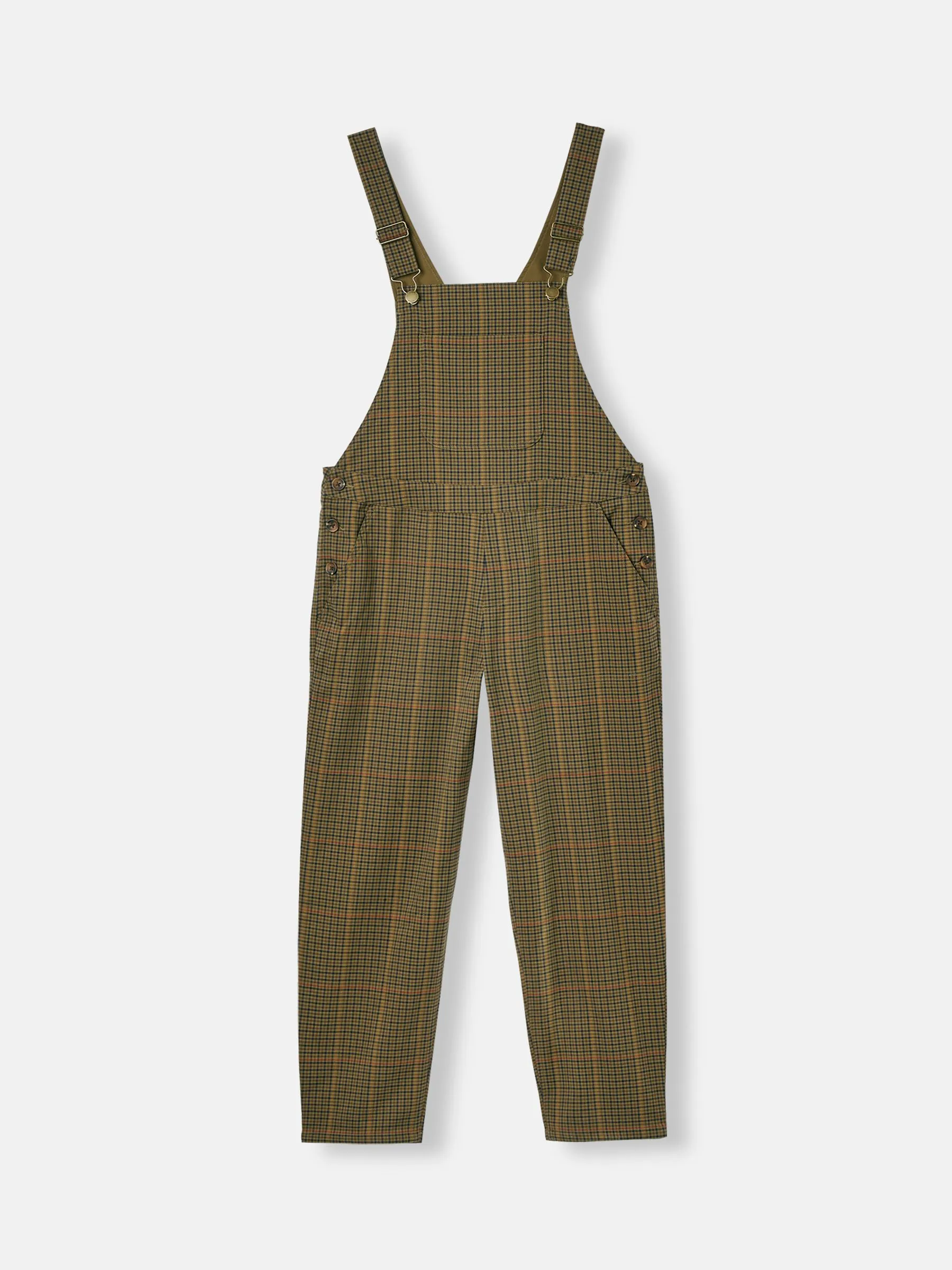 Green Check Overalls