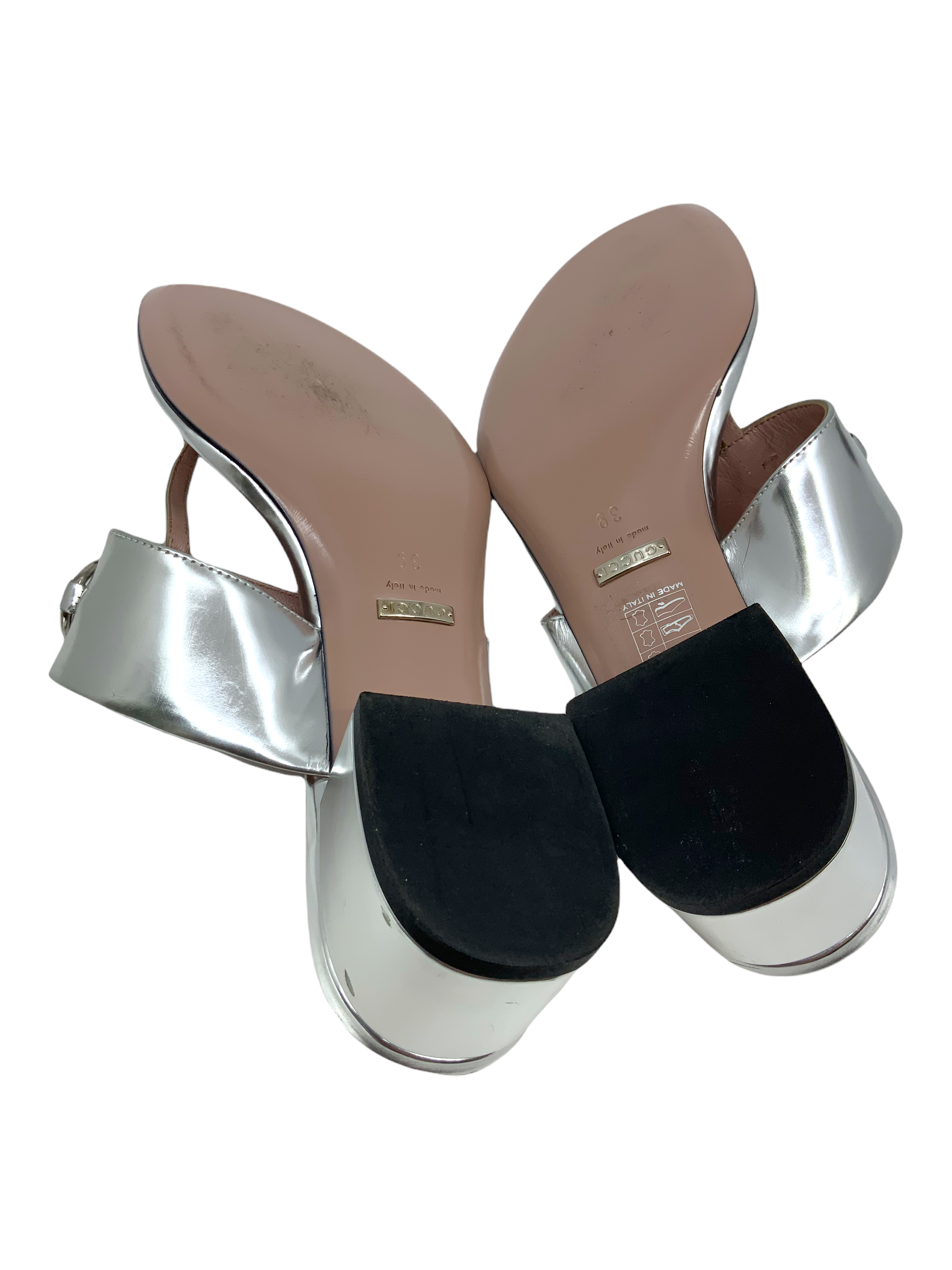 Gucci Patent Leather Horsebit Thong Sandals Size 9 - Buy Now