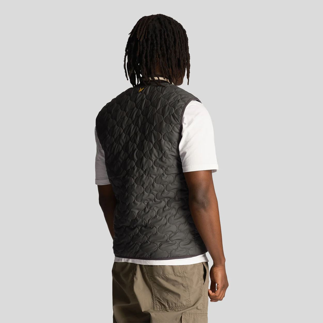 Gunmetal Quilted Gilet - SS24