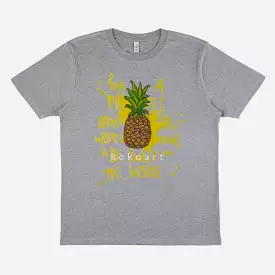 Hand painted organic cotton clothing - Be a Pineapple