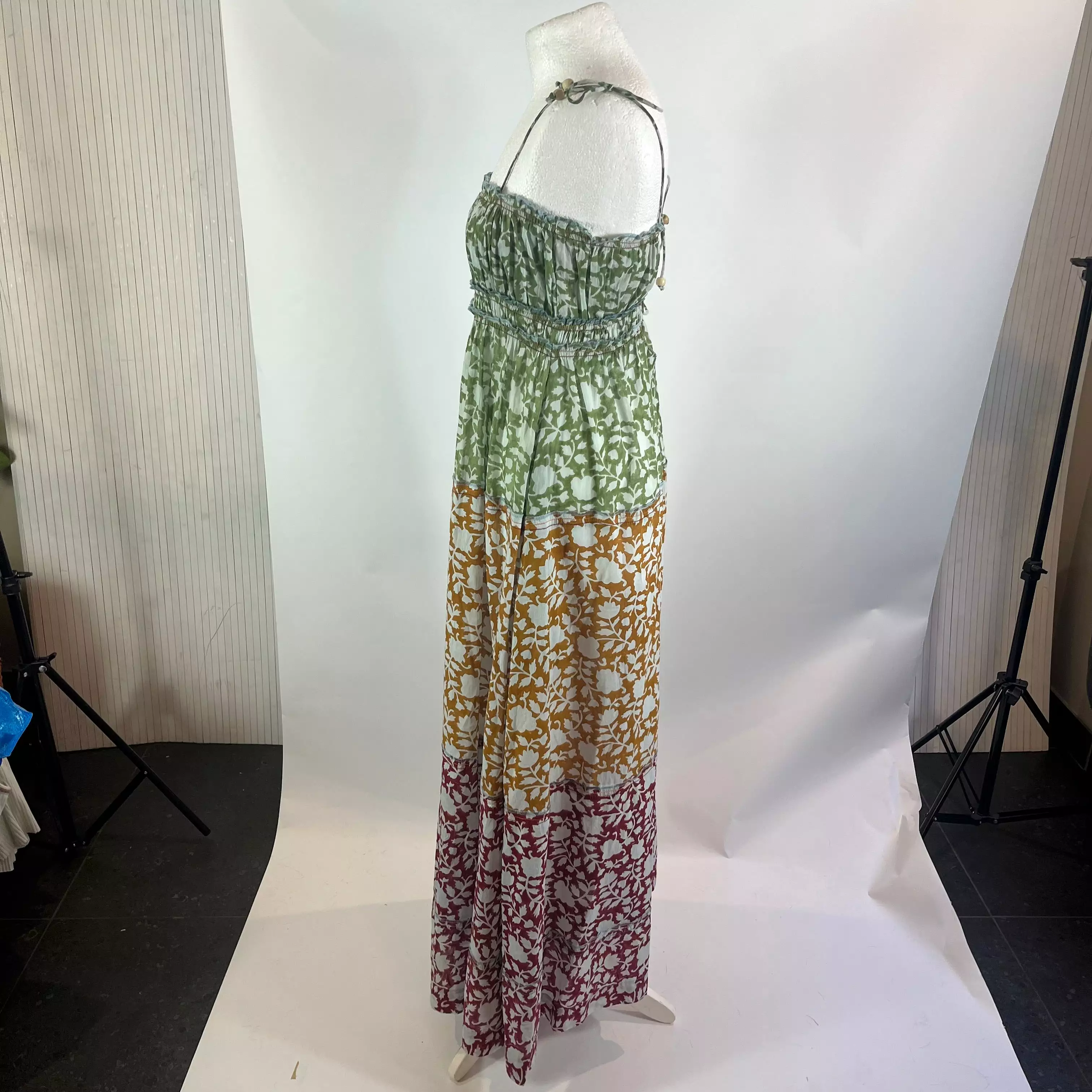 Hannah Indian Cotton Maxi Dress XS/S/M/L.