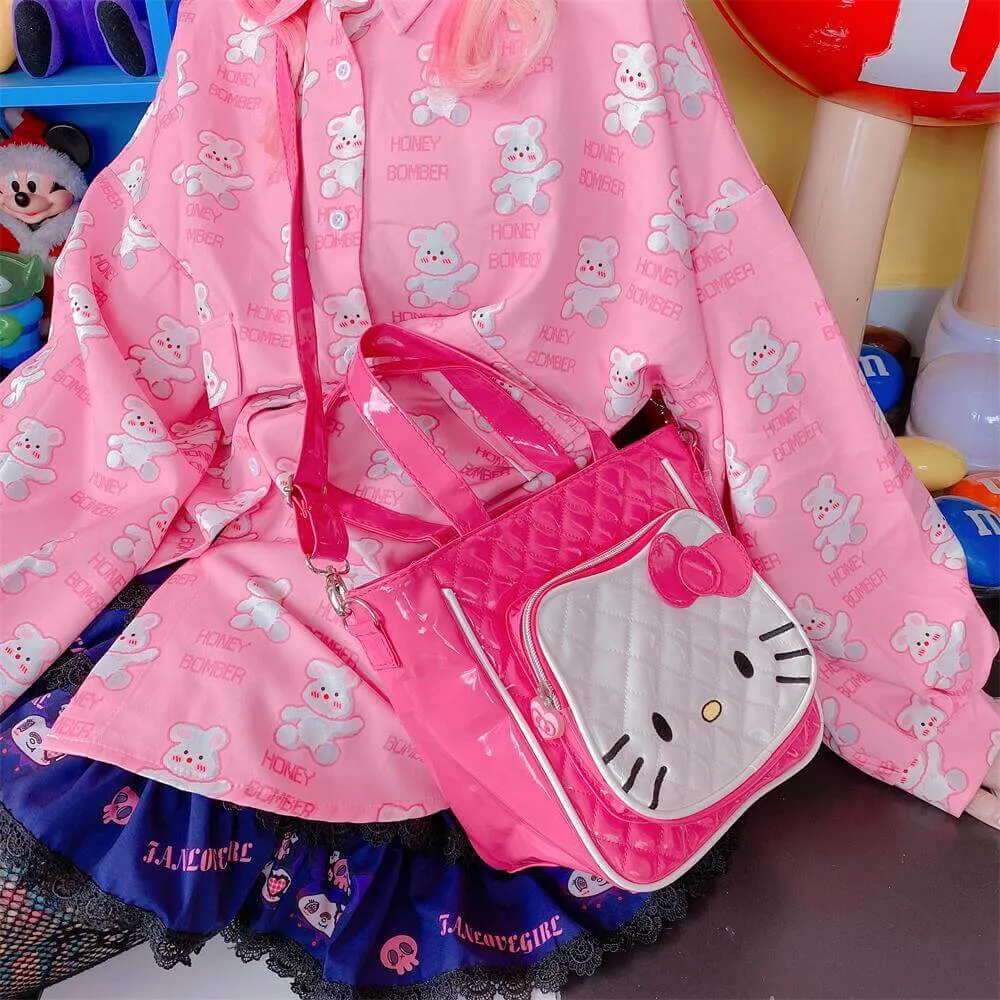 Hello Kitty One Shoulder Messenger Bag - Cute and Stylish, SKU 52033