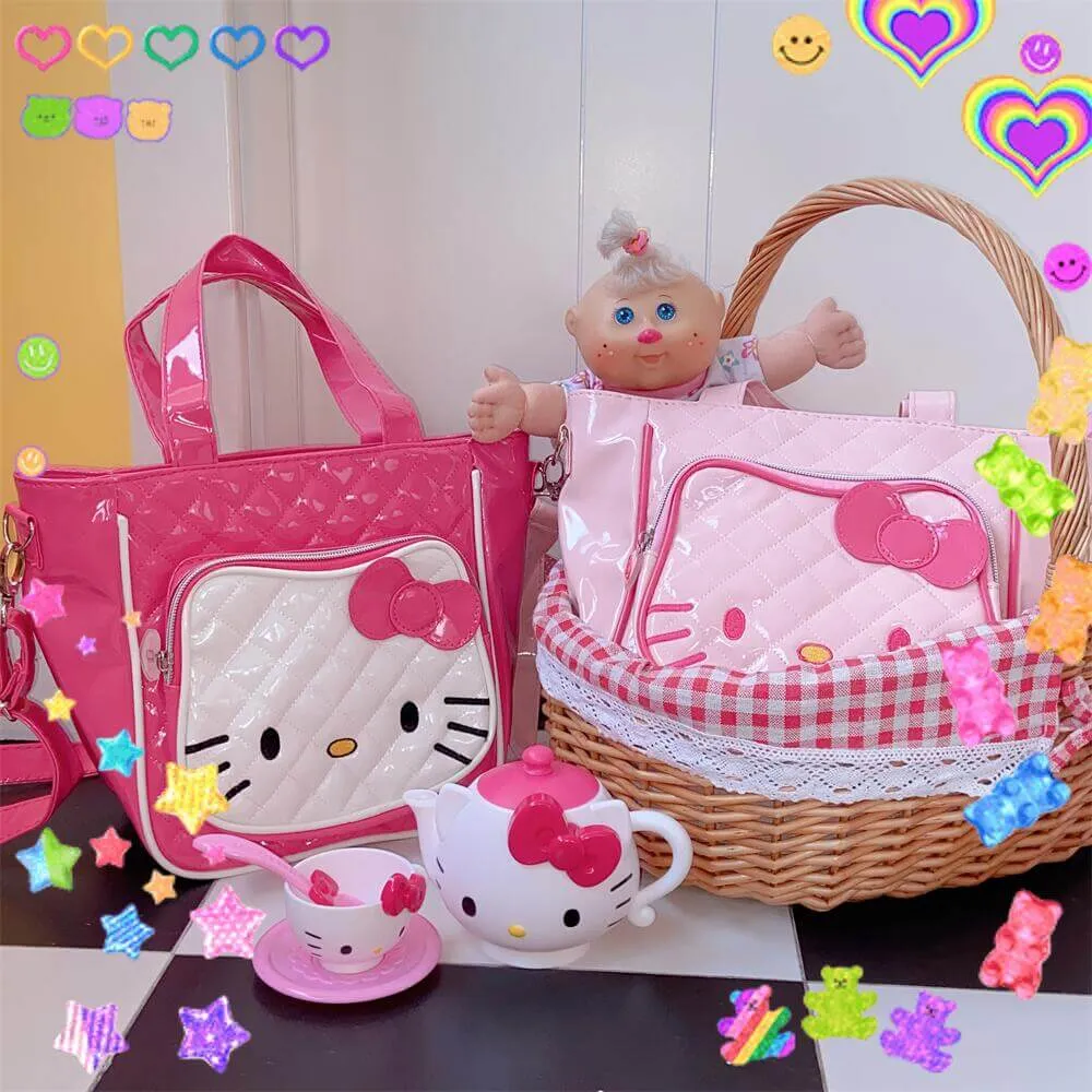 Hello Kitty One Shoulder Messenger Bag - Cute and Stylish, SKU 52033