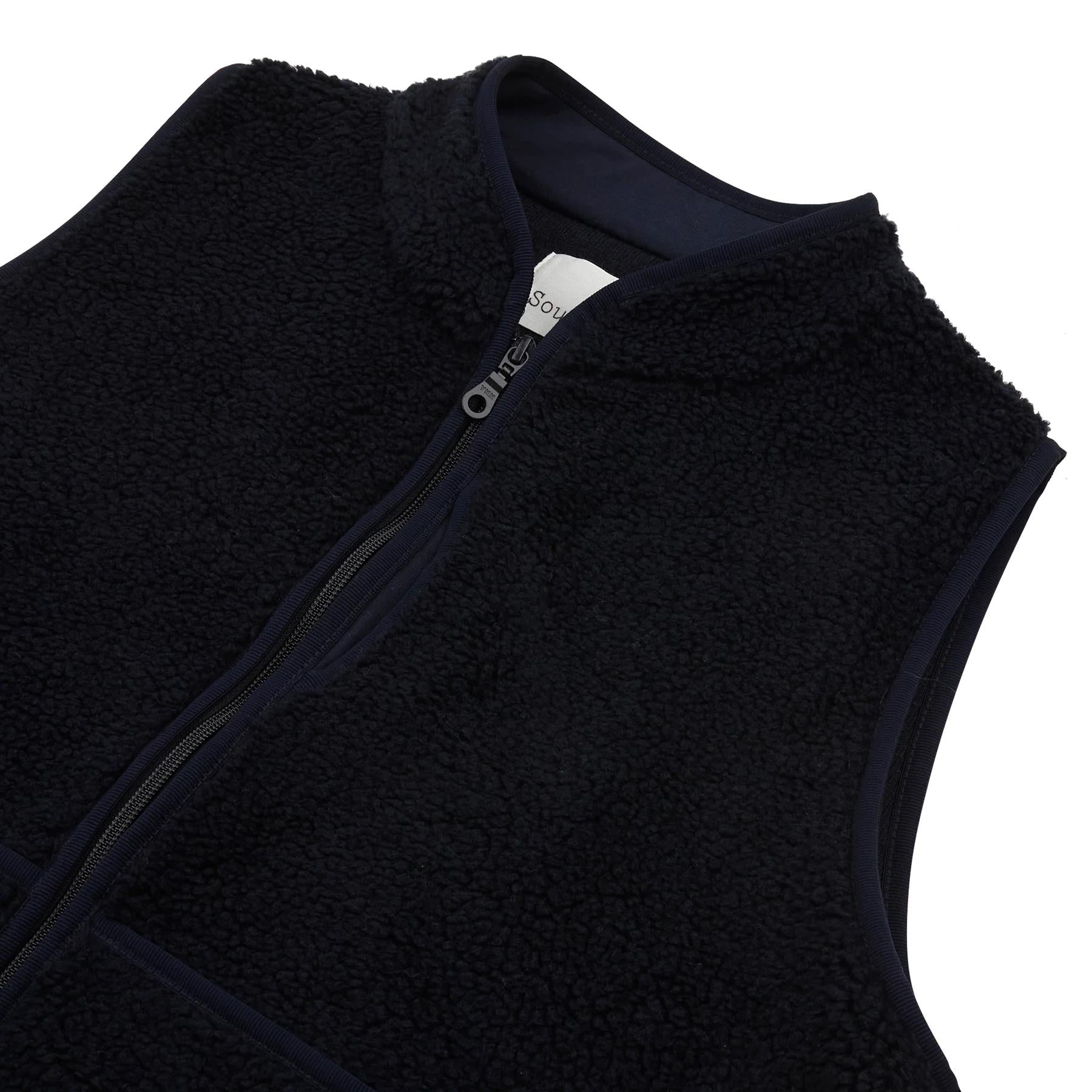 Himalayas Fleece Vest Navy Blue