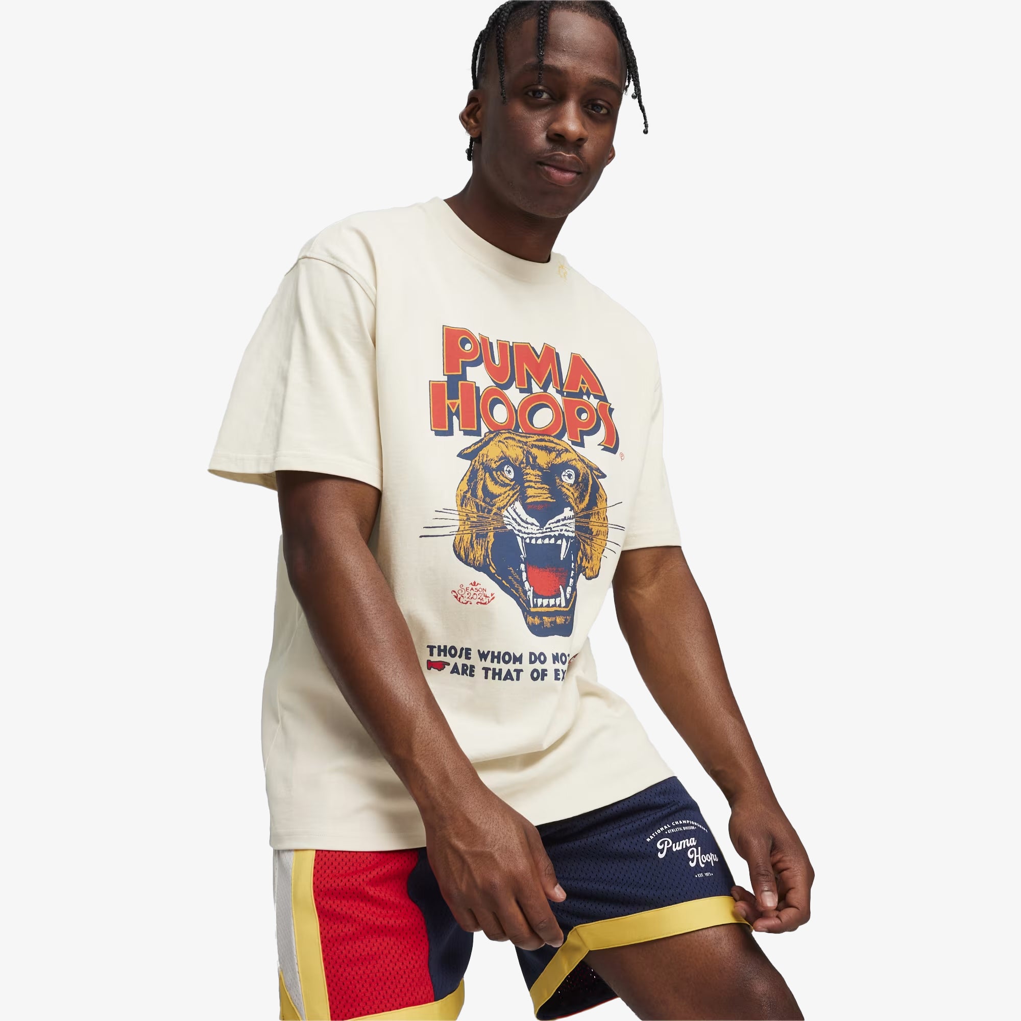 Hoops Showtime Tee Alpine Snow - Shop Now