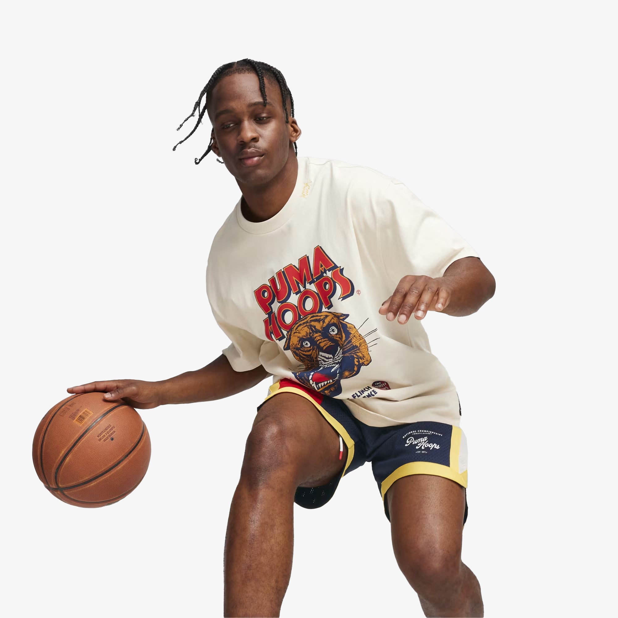 Hoops Showtime Tee Alpine Snow - Shop Now