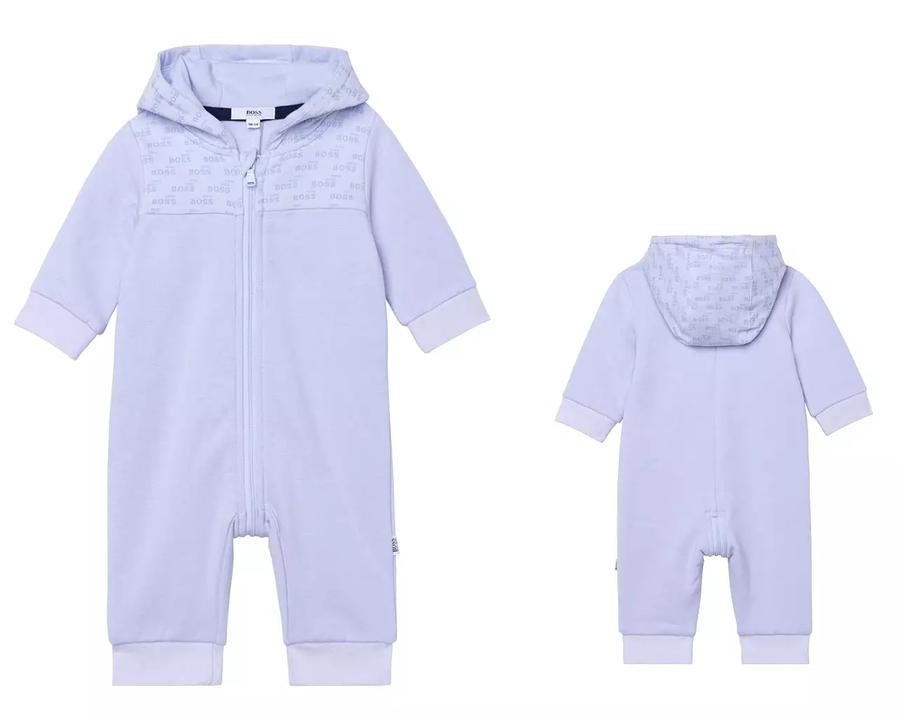 Hugo Boss Baby J94288 771 Blue Hooded Romper