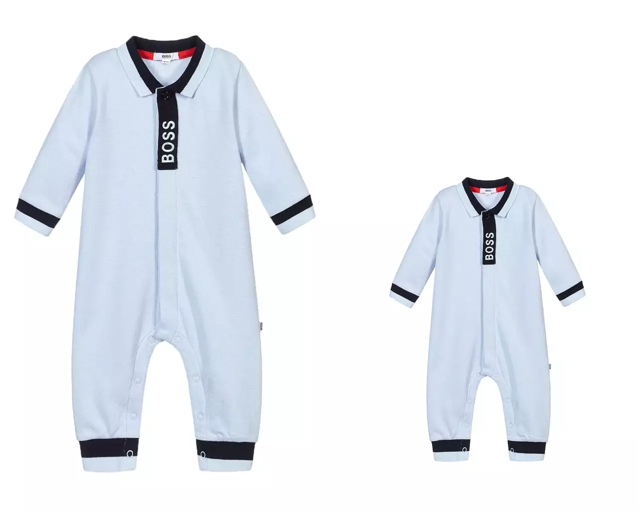 Hugo Boss Baby's J94296 771 Blue All-in-One Suit.