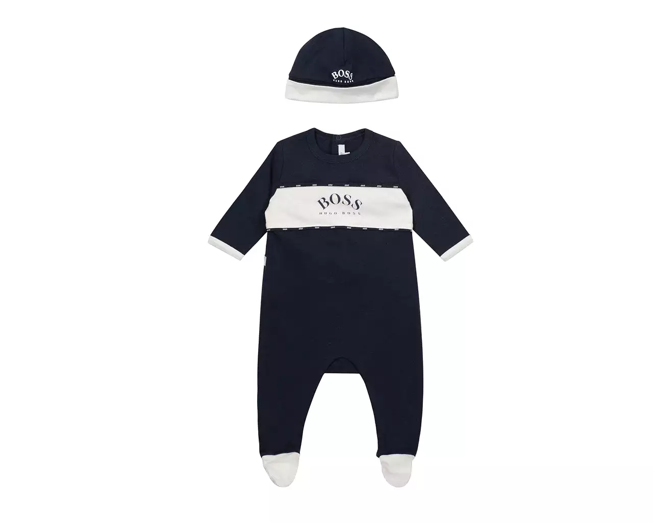 Hugo Boss Baby's J98309 849 Navy Babygrow