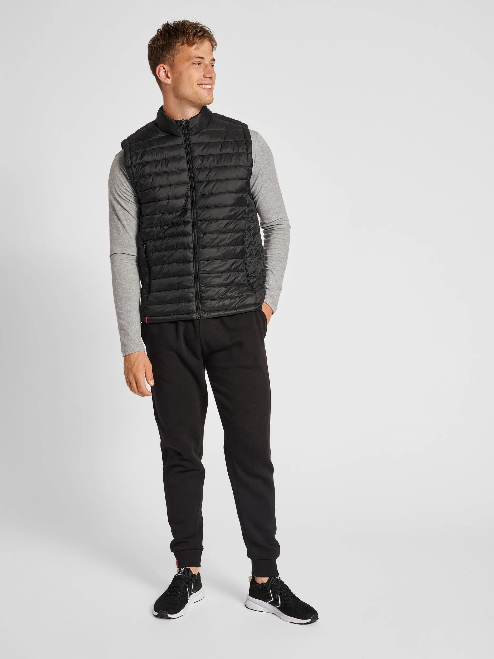 Hummel Red Quilted Waistcoat - Men's