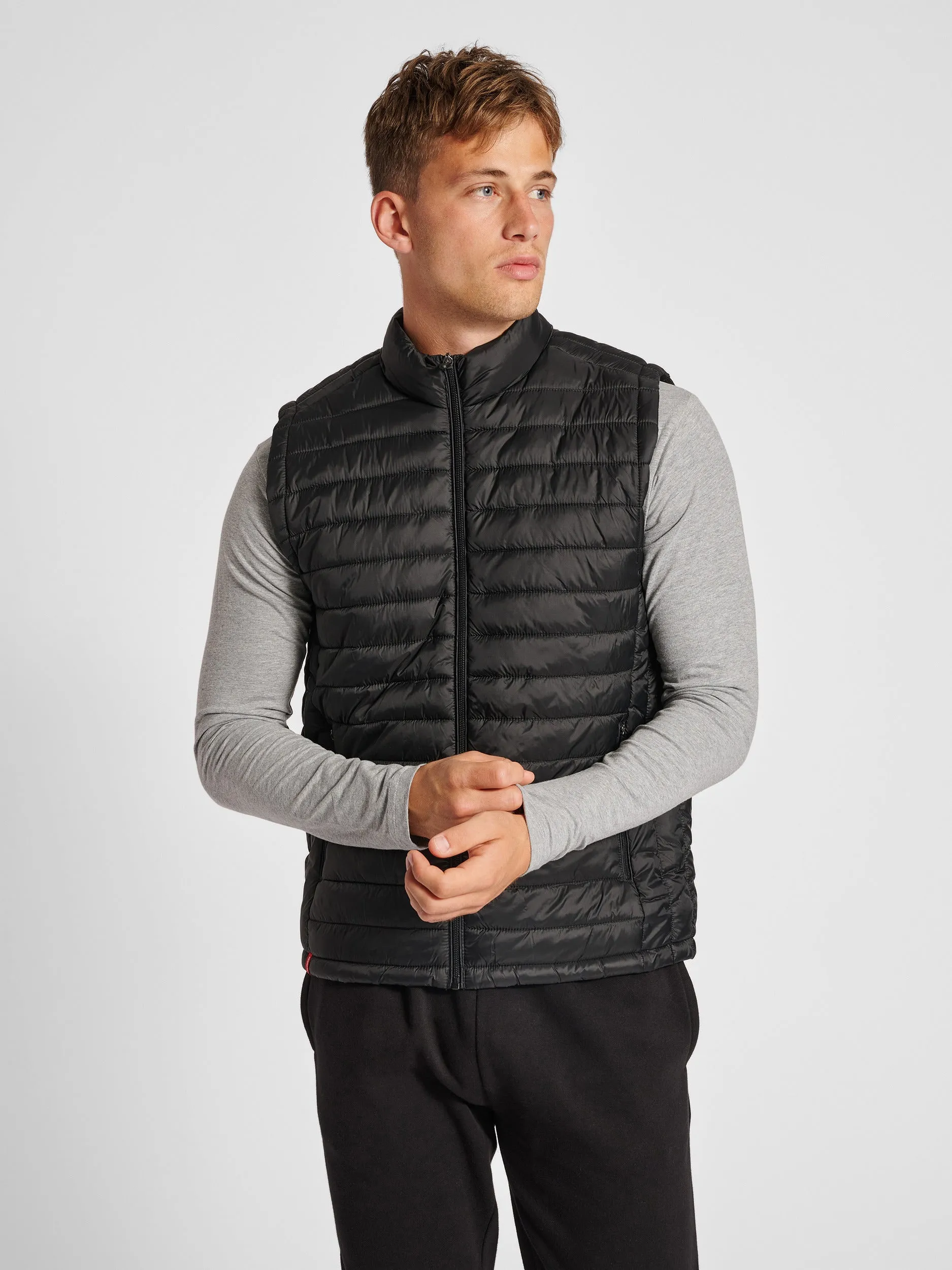 Hummel Red Quilted Waistcoat - Men's