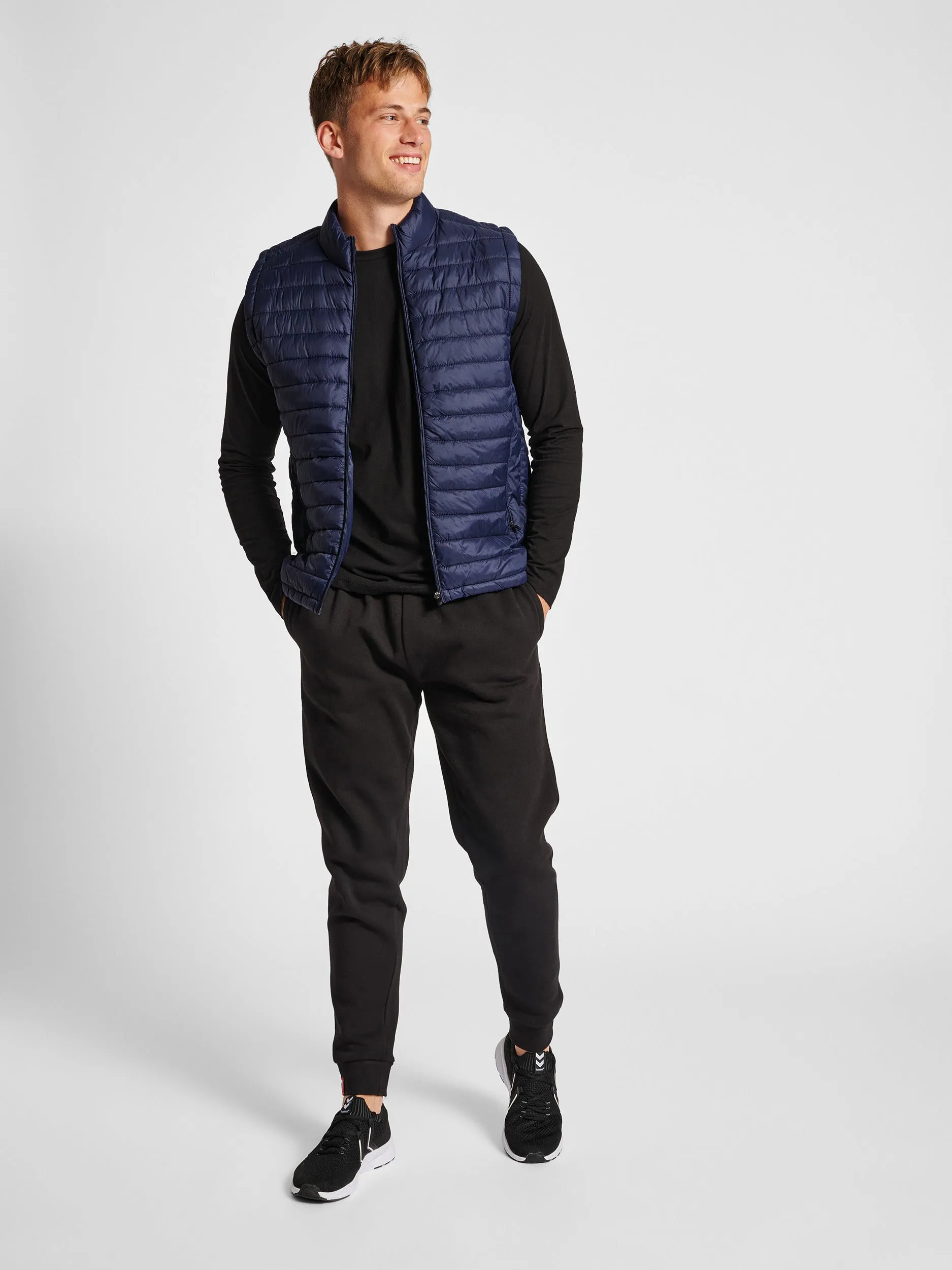 Hummel Red Quilted Waistcoat - Men's