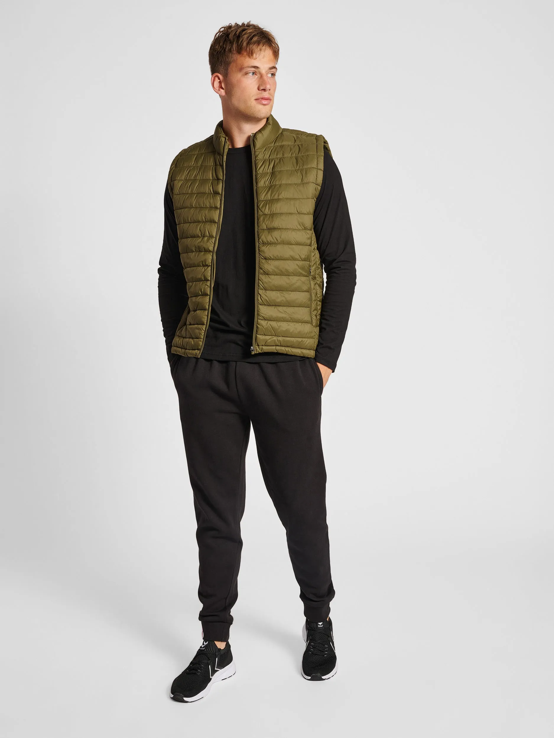 Hummel Red Quilted Waistcoat - Men's