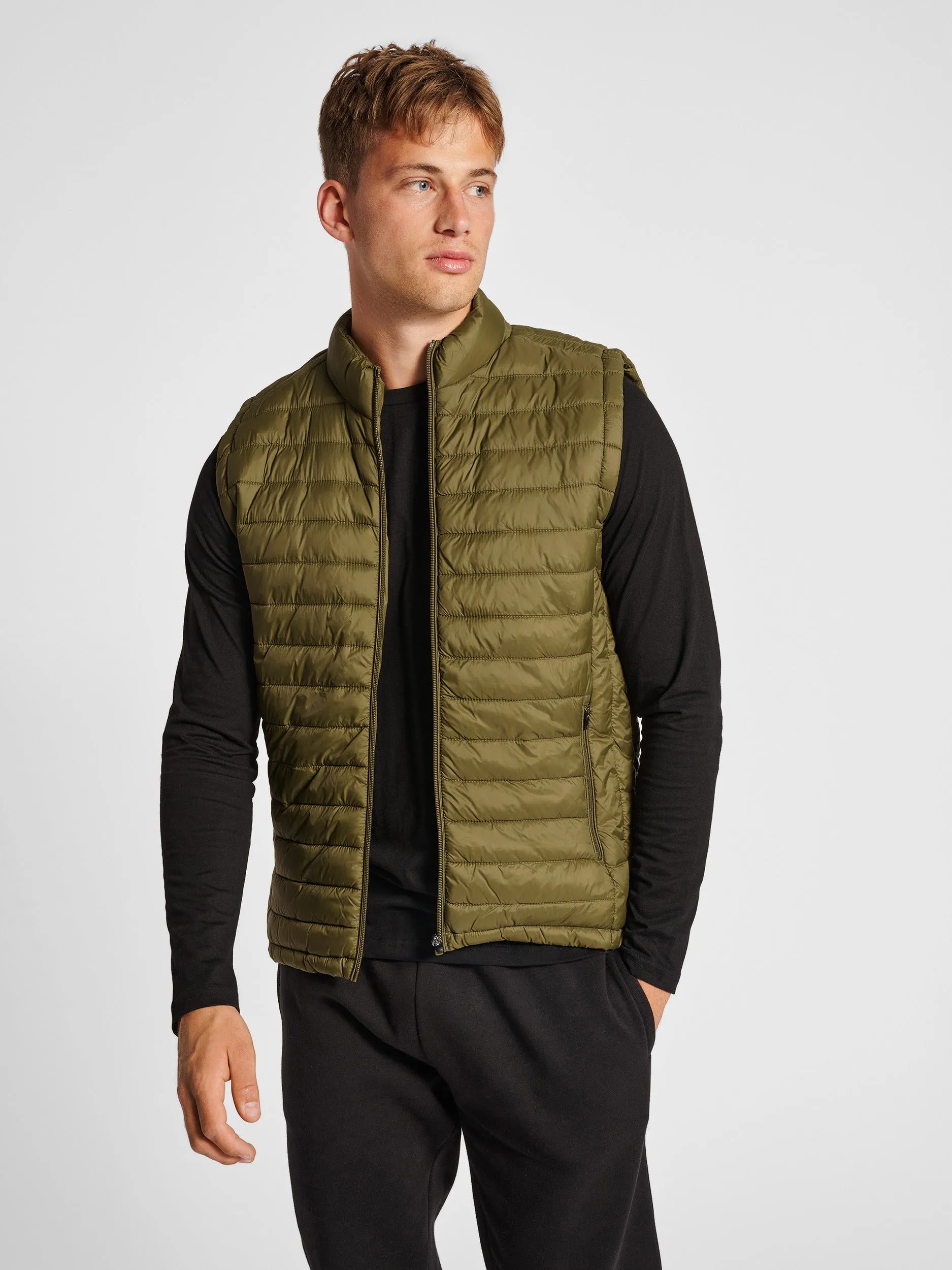 Hummel Red Quilted Waistcoat - Men's