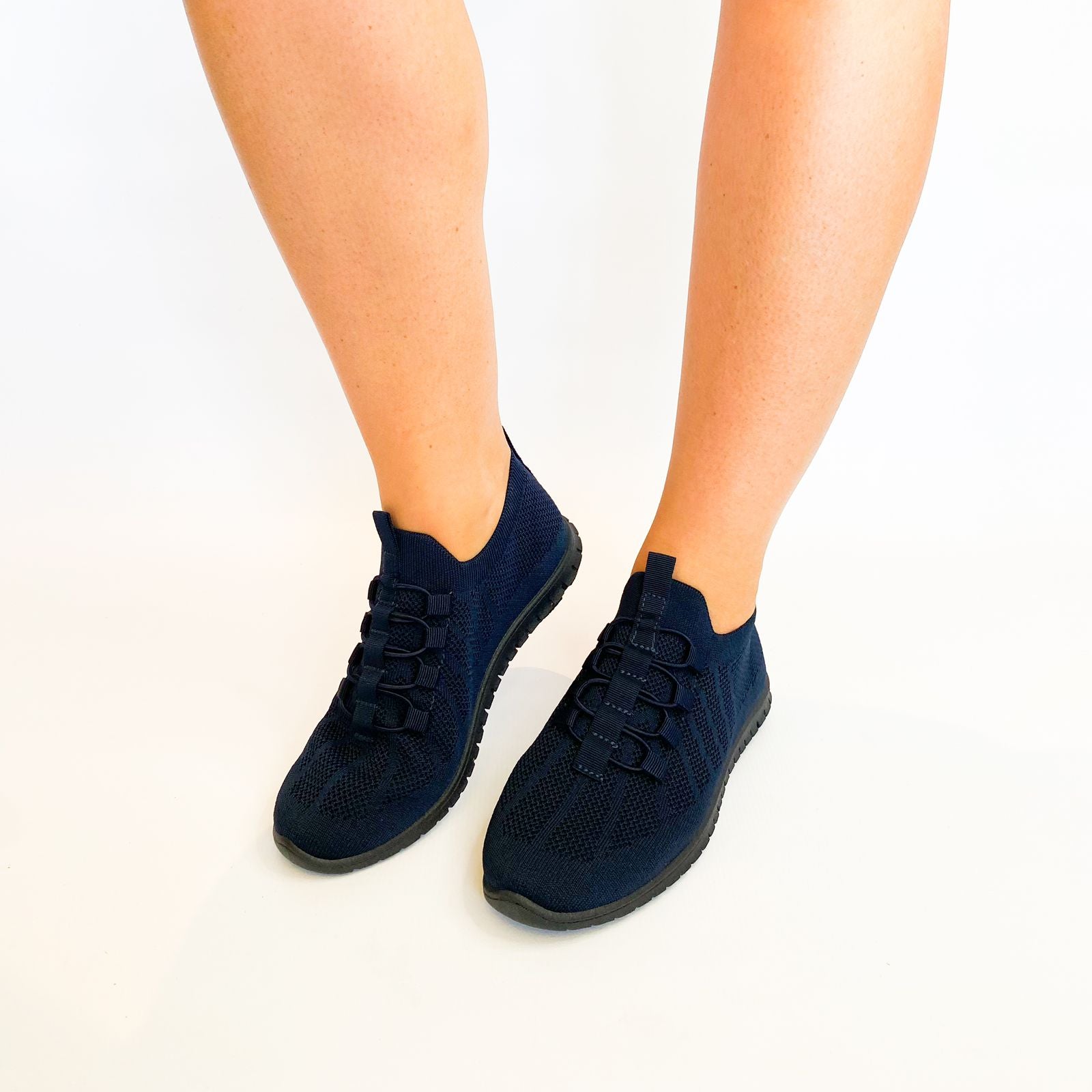 Hush Puppies navy slip on sneaker