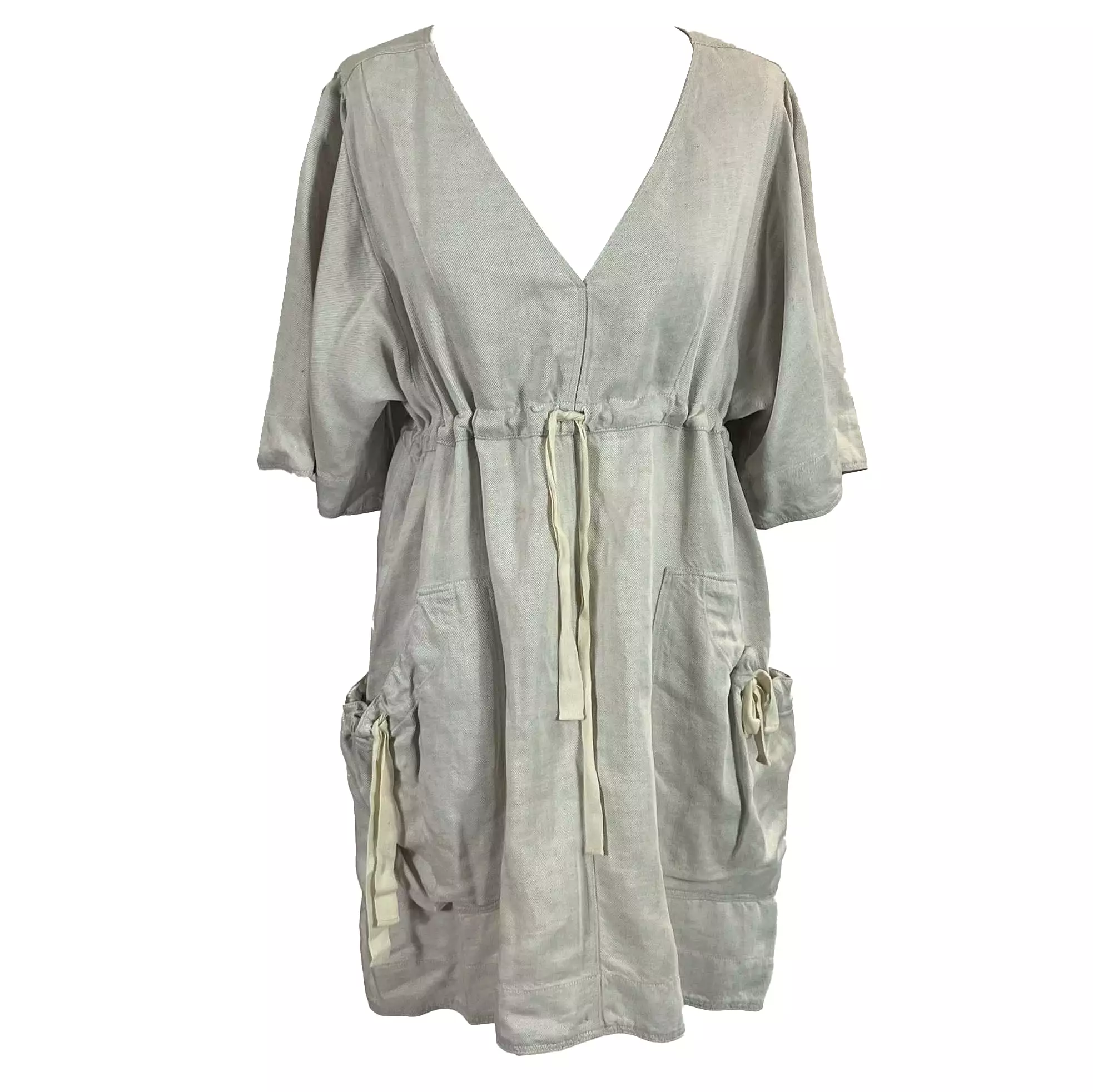 Isabel Marant Etoile Beige Linen Mix Midi Dress - Brand New - Available in XS/S/M.