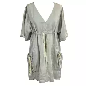 Isabel Marant Etoile Beige Linen Mix Midi Dress - Brand New - Available in XS/S/M.