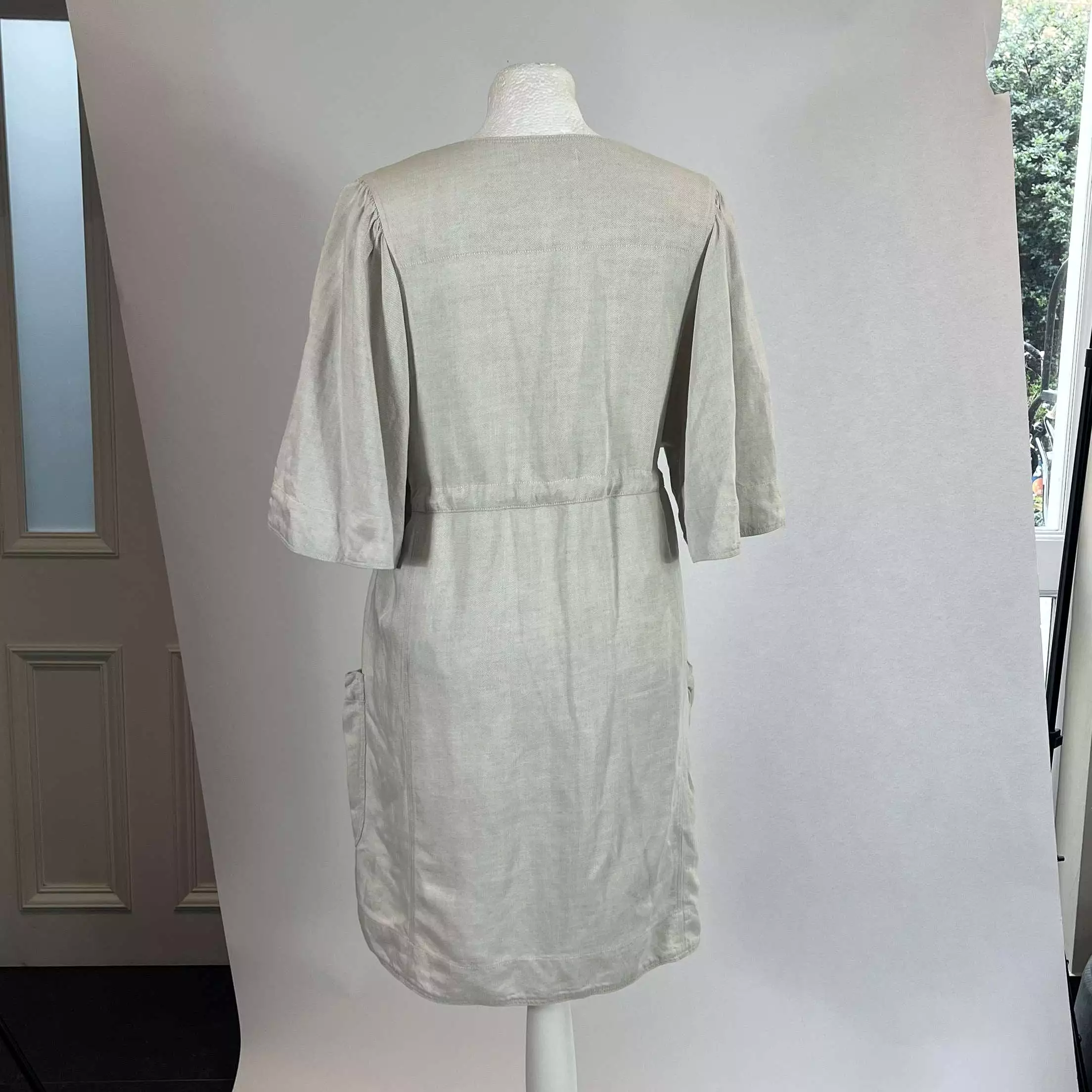 Isabel Marant Etoile Beige Linen Mix Midi Dress - Brand New - Available in XS/S/M.