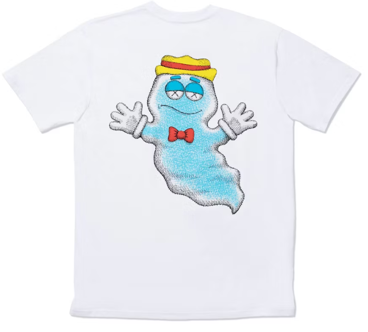 KAWS Monsters Boo Berry T-shirt White for sale