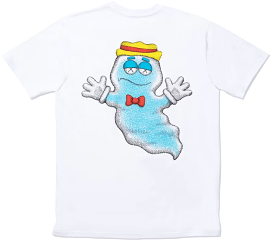 KAWS Monsters Boo Berry T-shirt White for sale