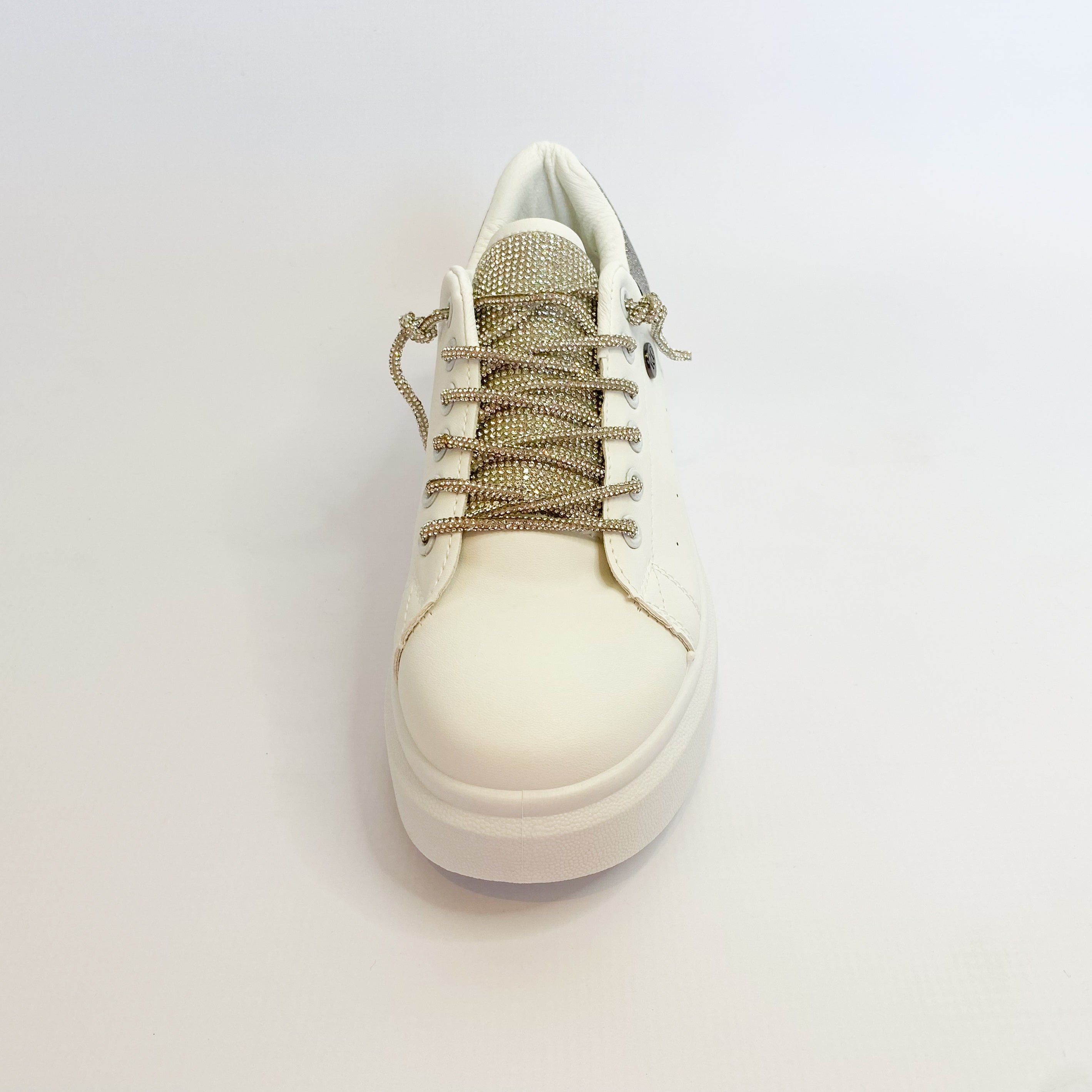 KG white silver glitter sneaker -  Shop the latest white and silver glitter sneakers by KG.