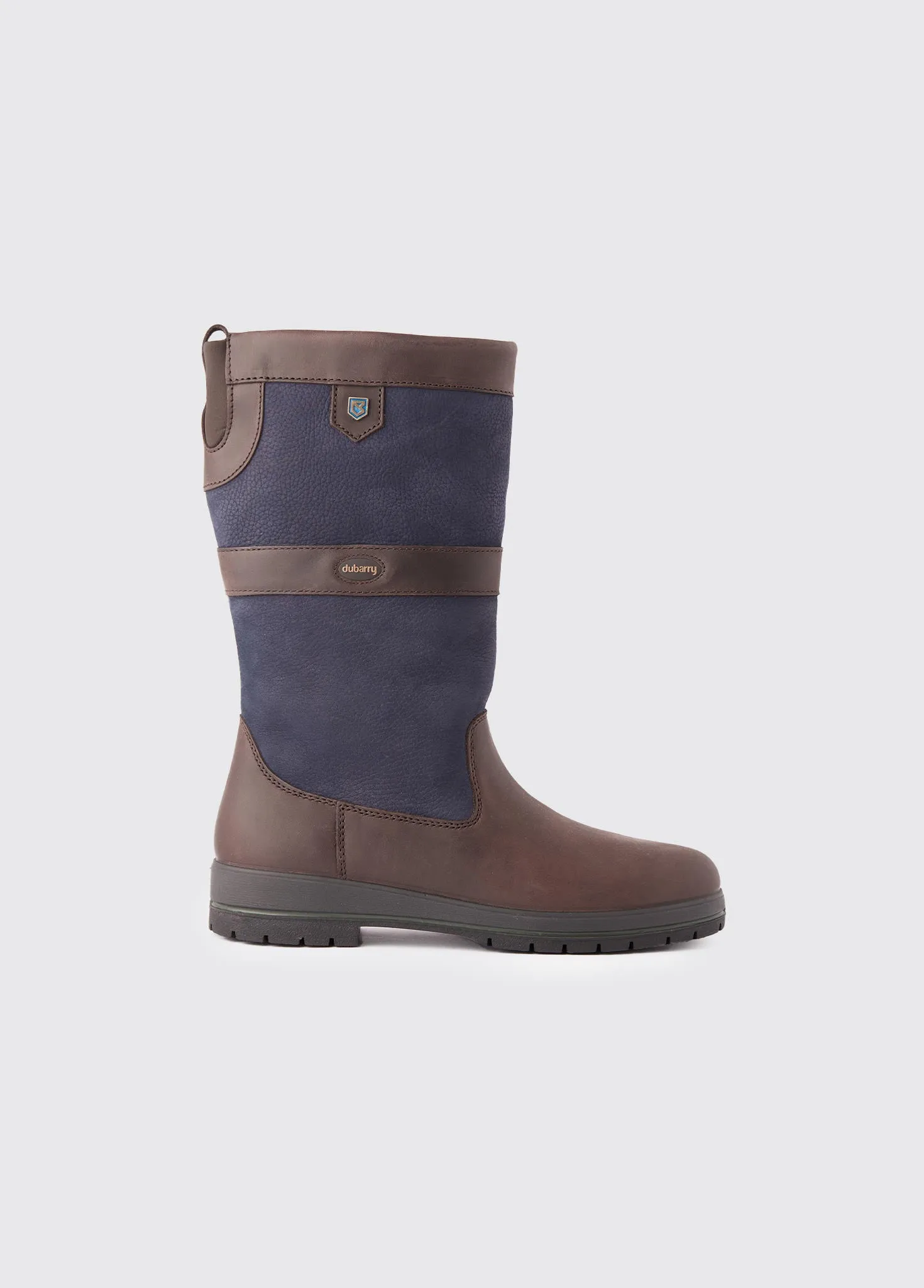 Kildare Ladies Country Boot Navy Brown