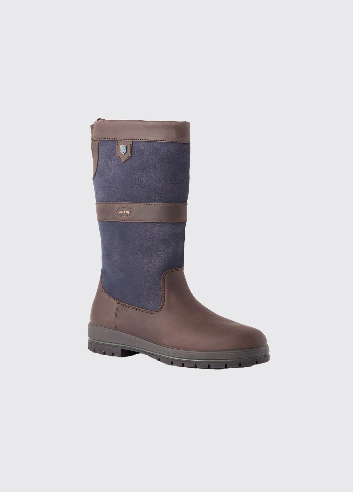 Kildare Ladies Country Boot Navy Brown