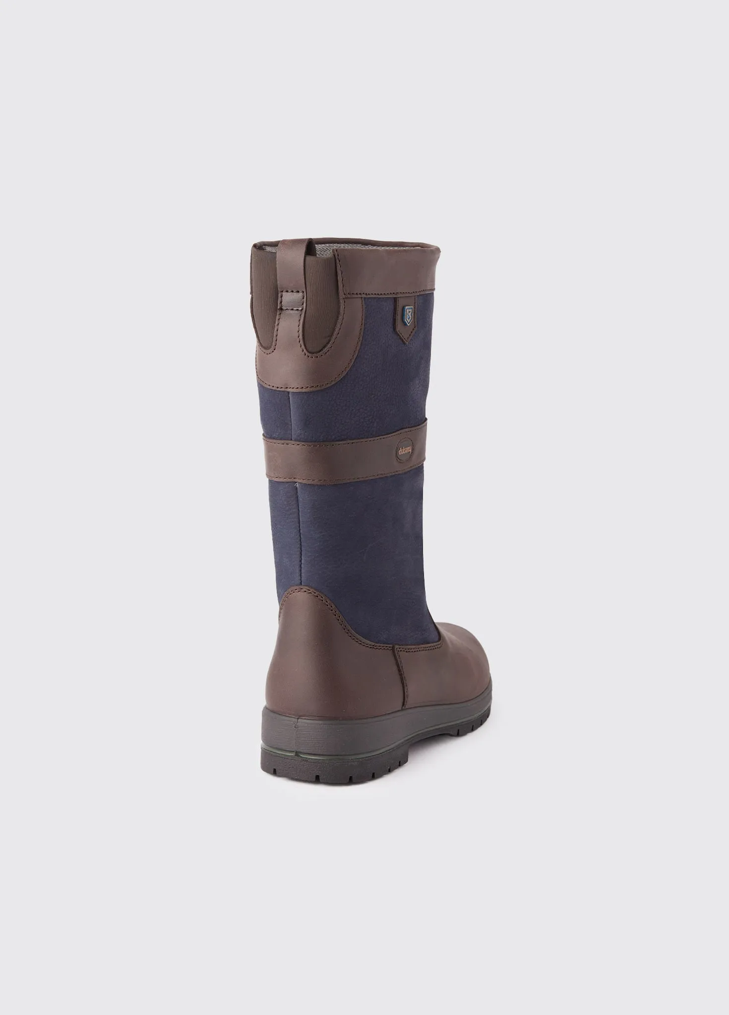 Kildare Ladies Country Boot Navy Brown