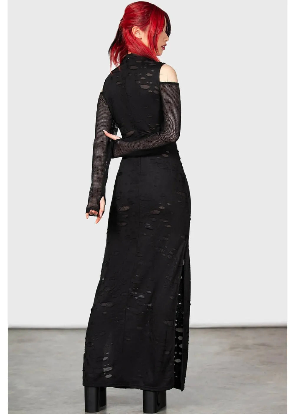 Killstar Biters Maxi Dress Black