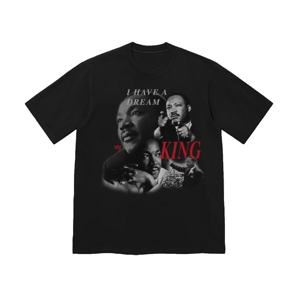 King Skateboards MLK Dream T-Shirt Black - Google SEO result: King Skateboards MLK Dream T-Shirt - Black