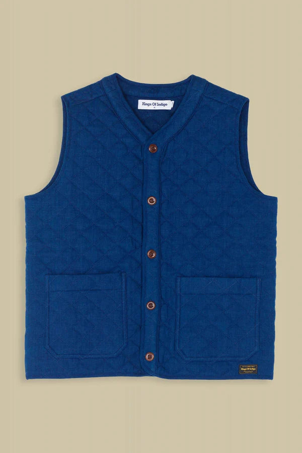 KINGS OF INDIGO Abadan Quilted Vest