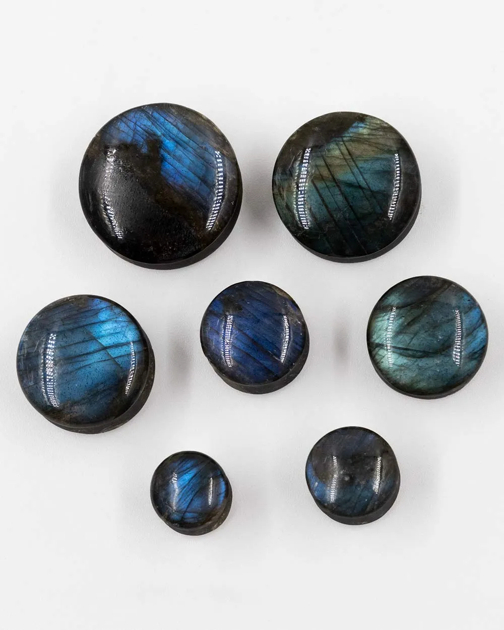 Labradorite Flared Stone Plug