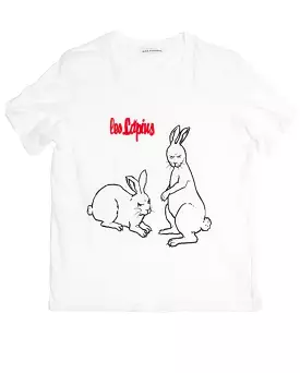 Lapins T-Shirt Blanc