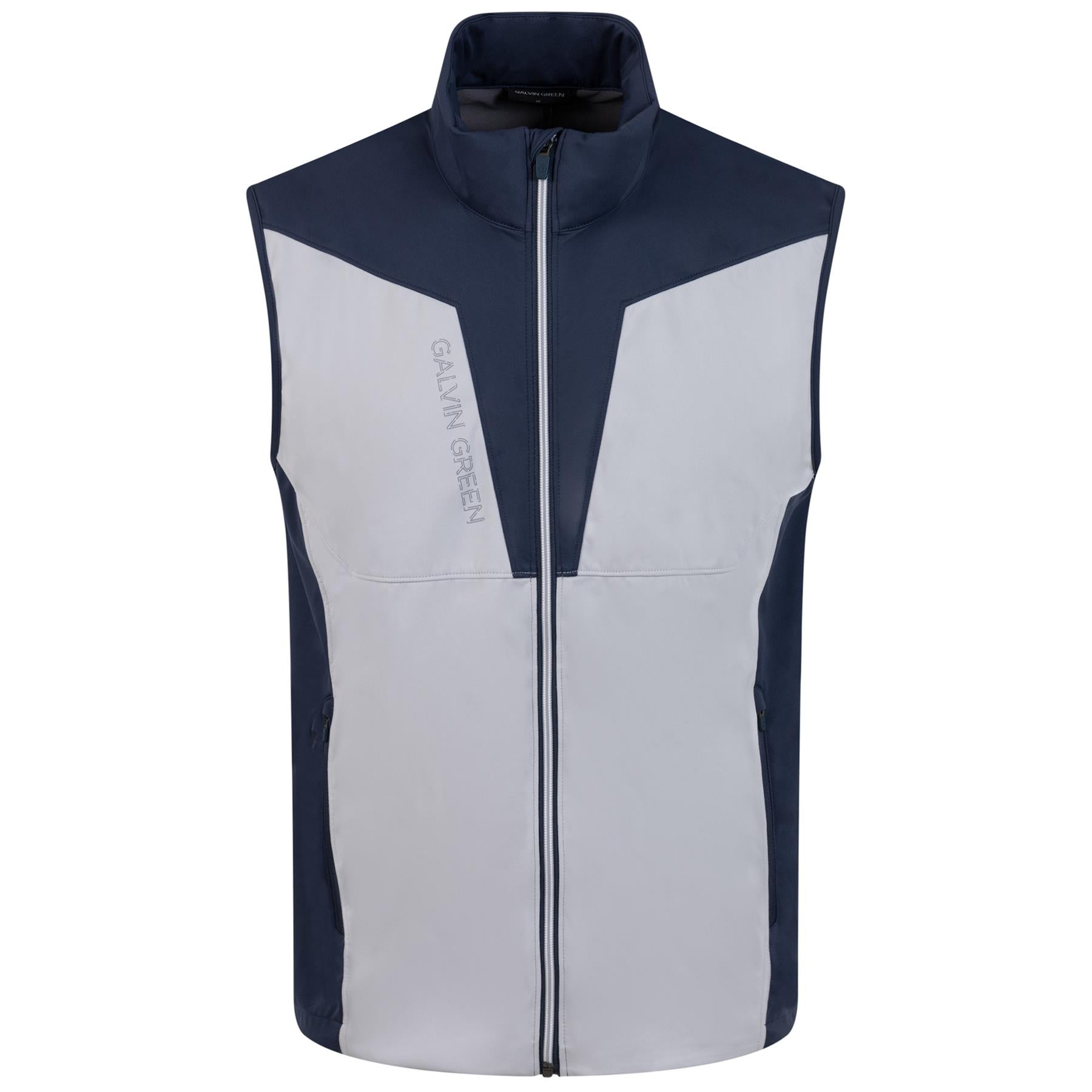 Lathan Men's Cool Grey/Navy Interface-1 Gilet - 2024