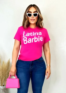 Latina Hot Pink T-Shirt