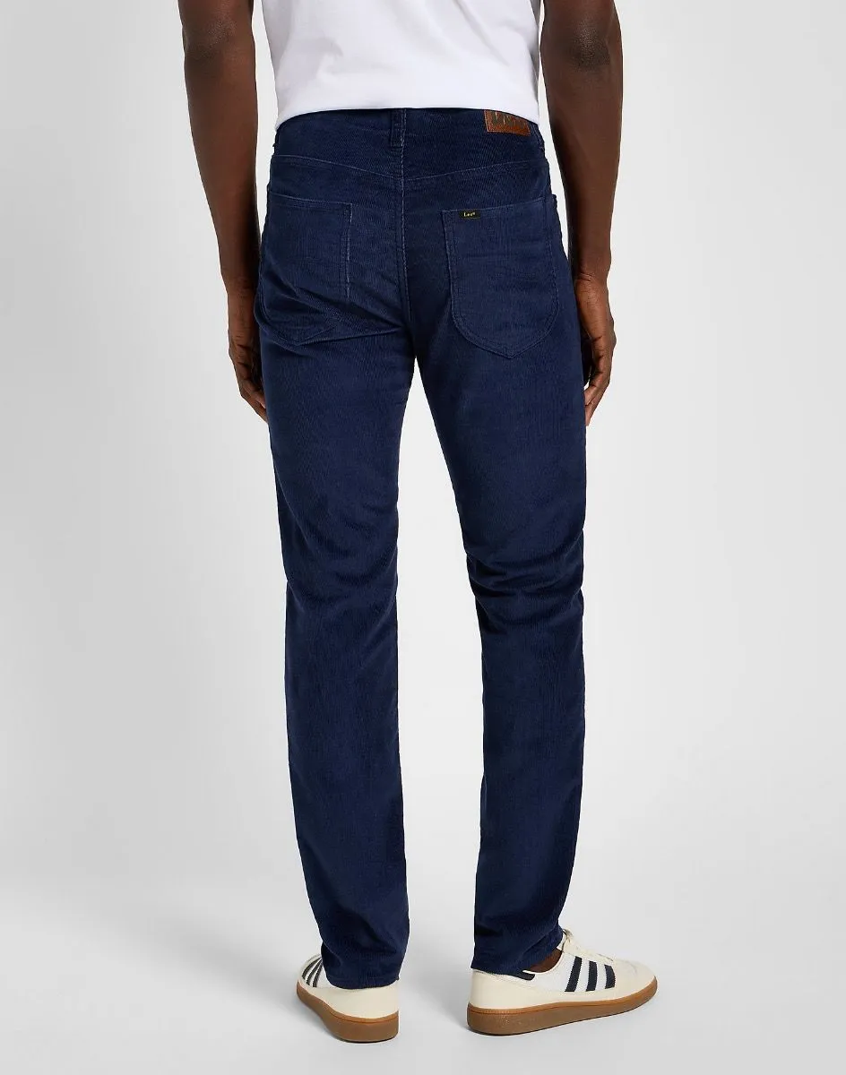 Lee Extreme Motion Slim Corduroy Jeans in MVP Mood Indigo