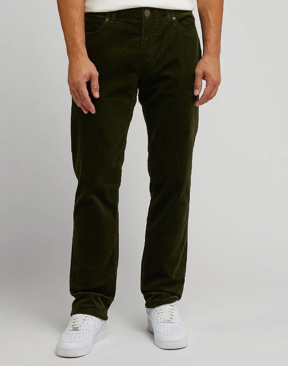 Lee Straight Corduroy Jeans MVP Pesto