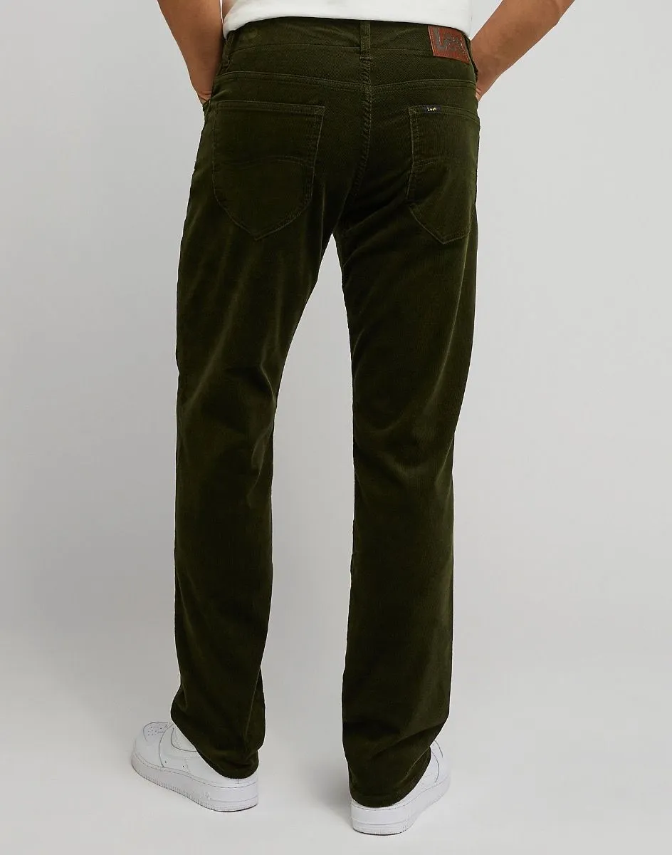 Lee Straight Corduroy Jeans MVP Pesto