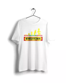 Lego Evolution T-shirt White, Digital Graphics, Basic T-shirt