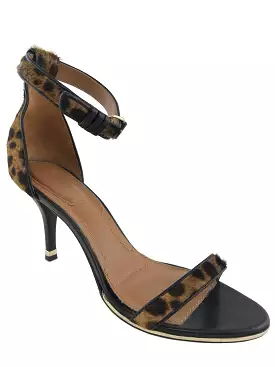 Leopard Print Calf Hair Sandal Size 9 - Givenchy