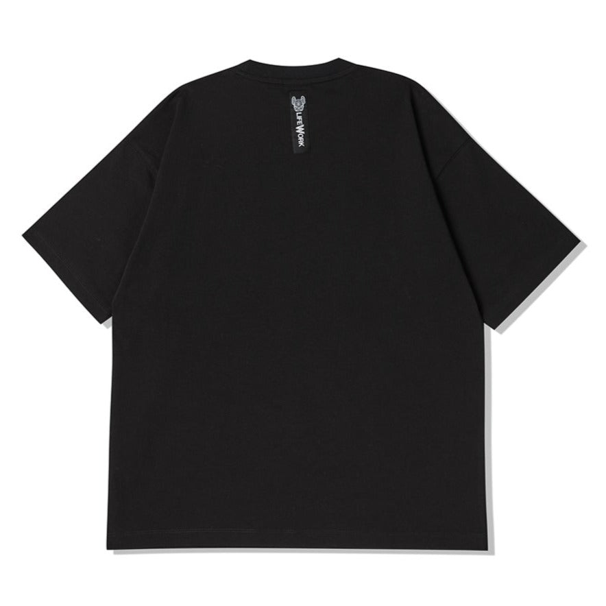 LifeWork Black Bulldog Tee