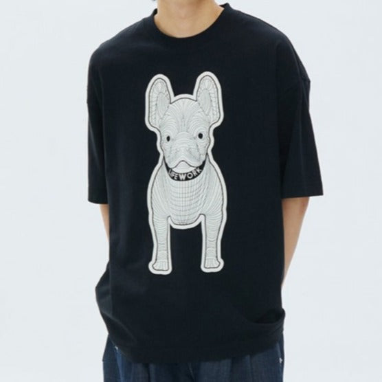 LifeWork Bulldog T-Shirt Black