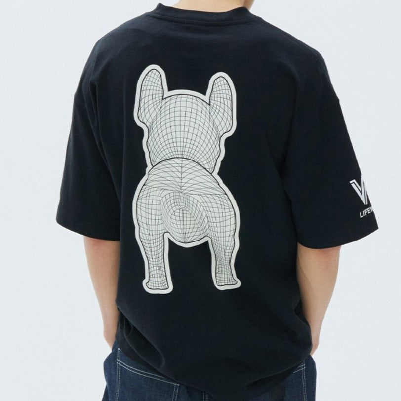 LifeWork Bulldog T-Shirt Black