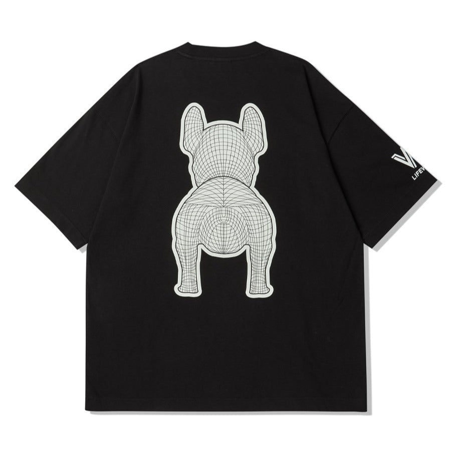 LifeWork Bulldog T-Shirt Black