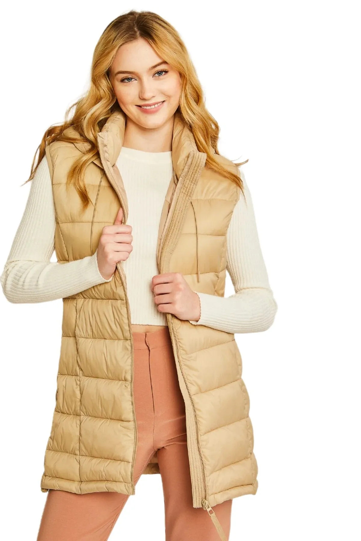 Love Tree Hoodie Puffer Vest 5067VY -> Hoodie Puffer Vest - Love Tree Collection