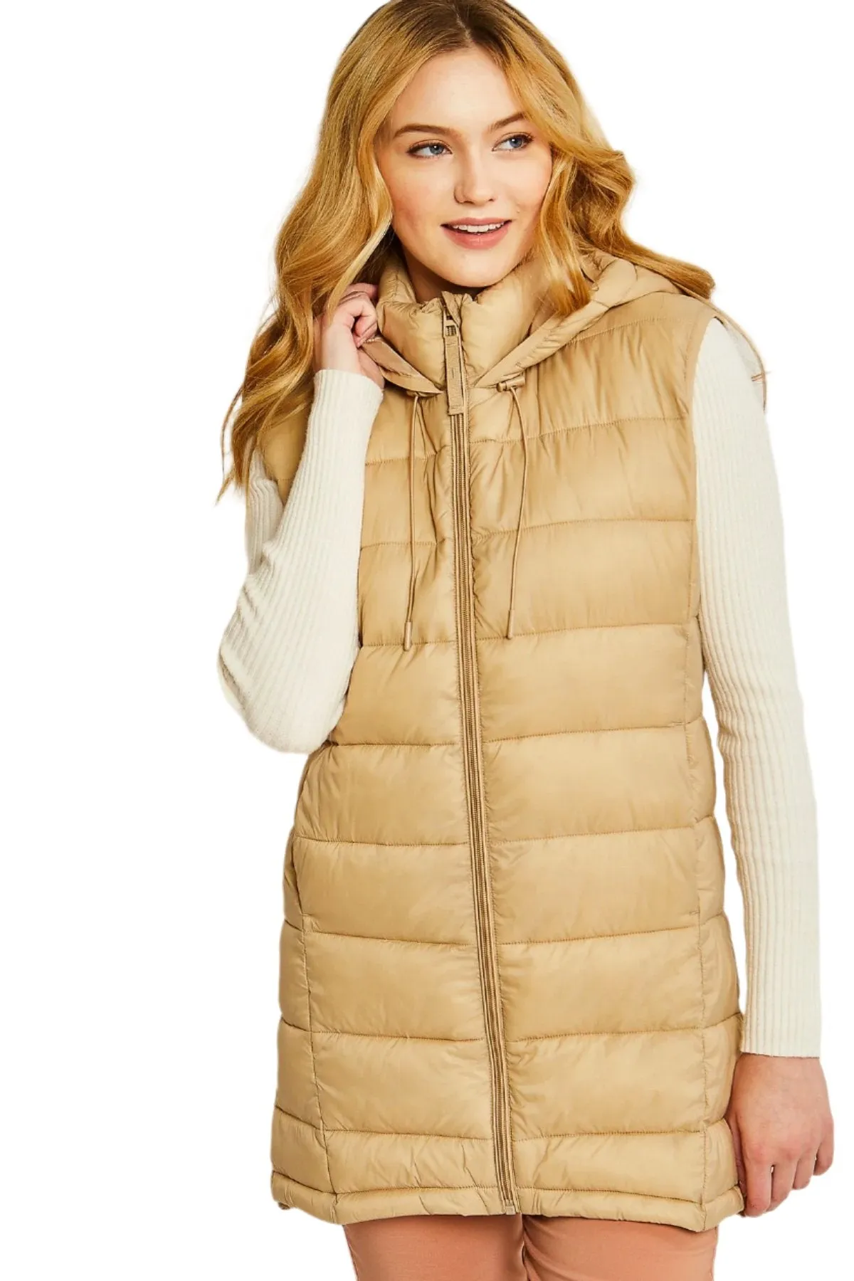 Love Tree Hoodie Puffer Vest 5067VY -> Hoodie Puffer Vest - Love Tree Collection