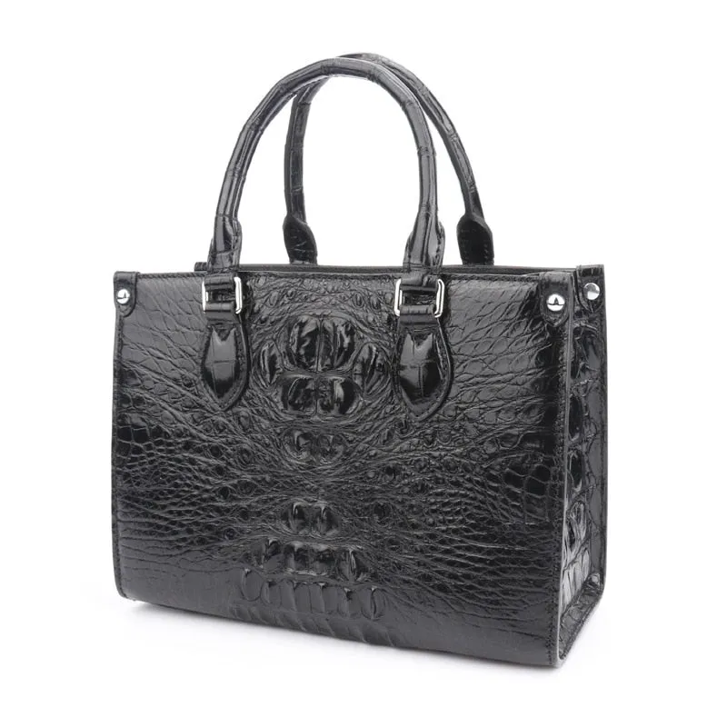 Luxury Crocodile Leather Shoulder Messenger Handbag for Women