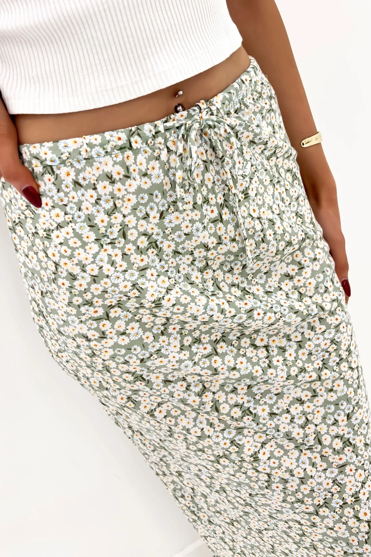 Madison Print Maxi Skirt