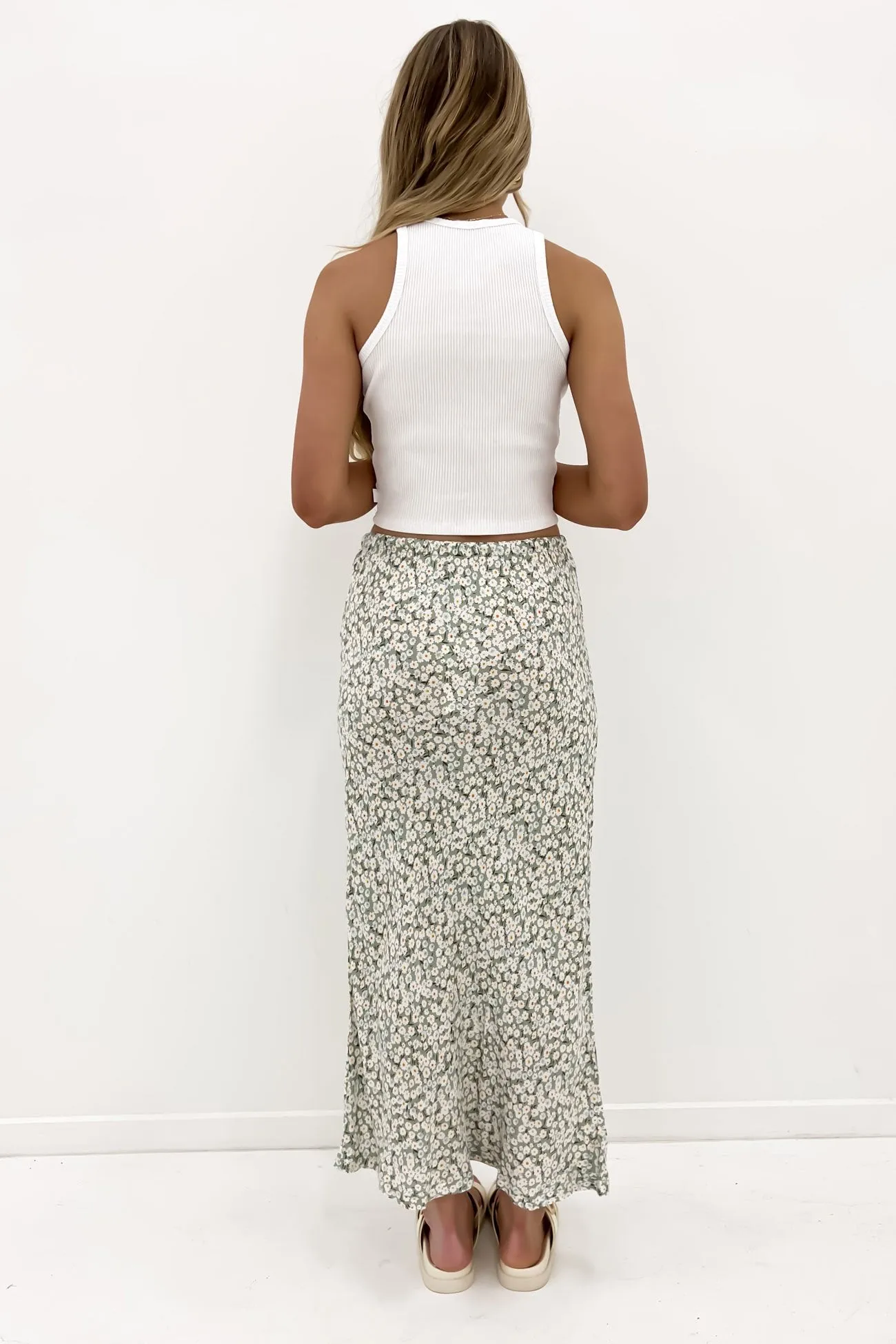 Madison Print Maxi Skirt